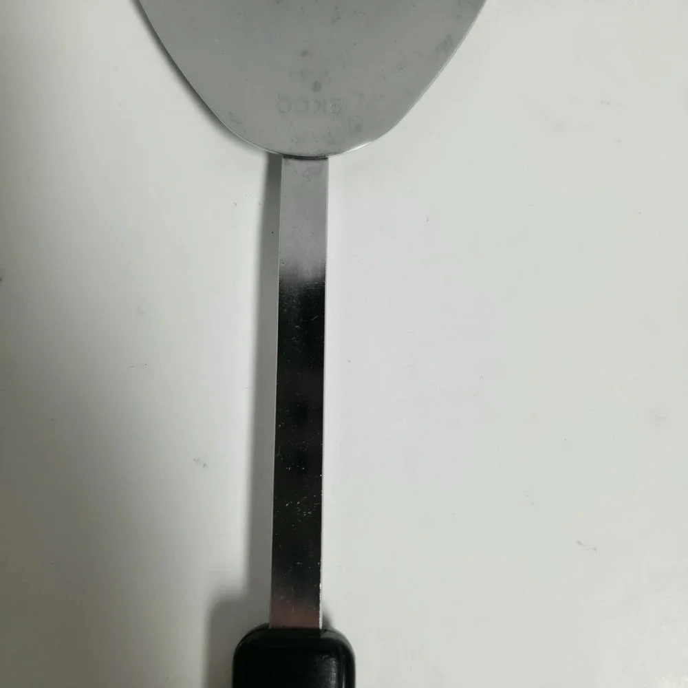 Vtg Ekco Kitchamajig Slotted Strainer Spoon Mixing Fry Spatula Black Handle 12